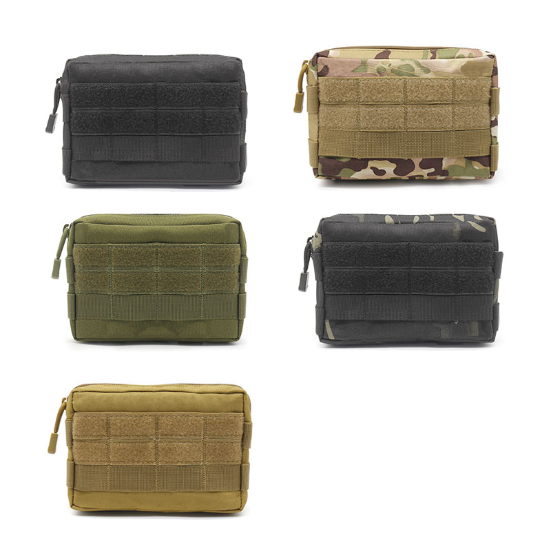 Edc Carry Fanny Pack - 戦術的なモールウエストパック 600D 防水迷彩 EDC ツールバッグ多機能電話カードホルダー屋外キャンプ通勤ユーティリティ