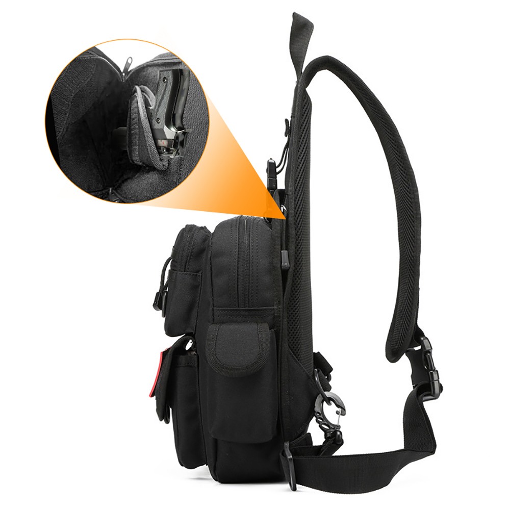 隠し戦術的なピストルバッグ,屋外ツールバッグ,EDC,調整可 - Edc Concealed Carry Sling Bag のレビューと価格